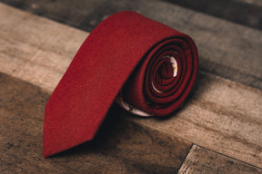 Secret Garden Floral Tie- Rose Red